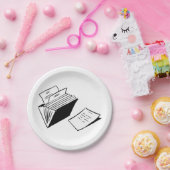 Accordion-map Papieren Bordje (Feest)