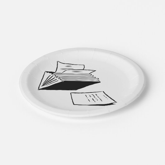 Accordion-map Papieren Bordje (Gekanteld)