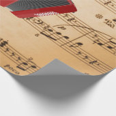 Accordion Music, populair design, Cadeaupapier (Hoek)