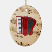 Accordion Music, populair design, Keramisch Ornament (Rechts)