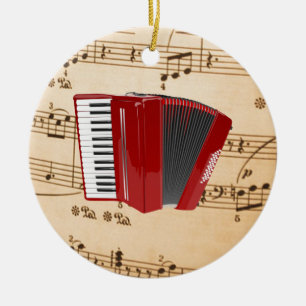Accordion Music, populair design, Keramisch Ornament