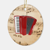Accordion Music, populair design, Keramisch Ornament (Links)
