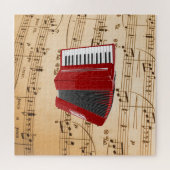 Accordion Music, populair design, Legpuzzel (Horizontaal)
