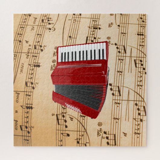 Accordion Music, populair design, Legpuzzel (Horizontaal)