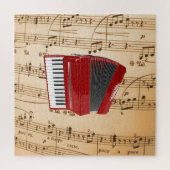 Accordion Music, populair design, Legpuzzel (Verticaal)