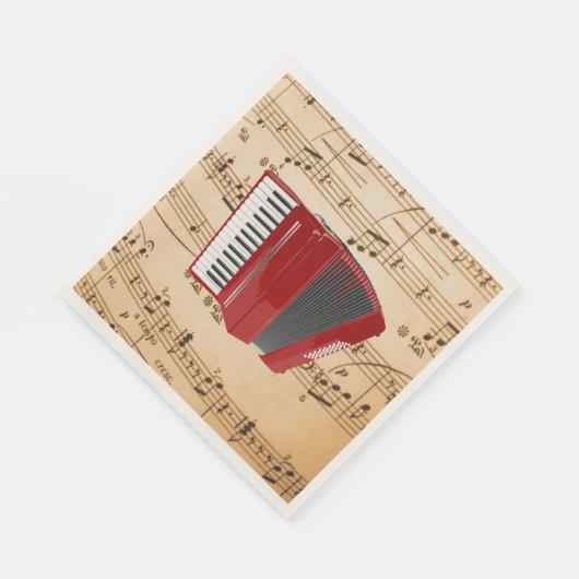 Accordion Music, populair design, Servet (Hoek)