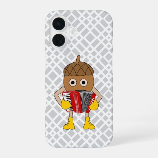 Accordion Nut iPhone 16 Hoesje (Achterkant)