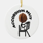 Accordion Nut. Keramisch Ornament (Voorkant)