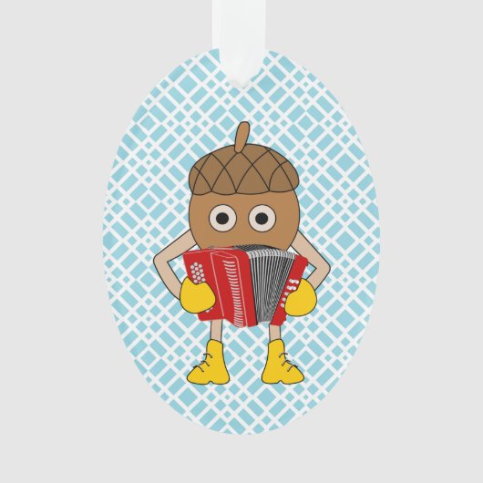 Accordion Nut Ornament (voorkant)