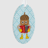Accordion Nut Ornament (voorkant)