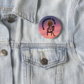 Accordion Nut Ronde Button 5,7 Cm (In situ)