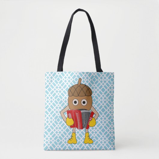 Accordion Nut Tote Bag (Voorkant)