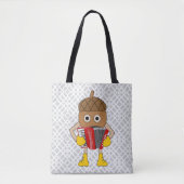 Accordion Nut Tote Bag (Voorkant)