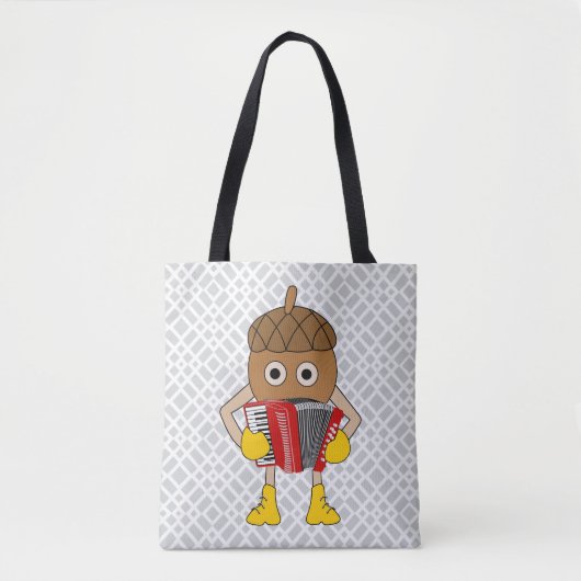 Accordion Nut Tote Bag (Voorkant)