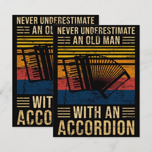 Accordion onderschatten kaart (Voorkant / Achterkant)