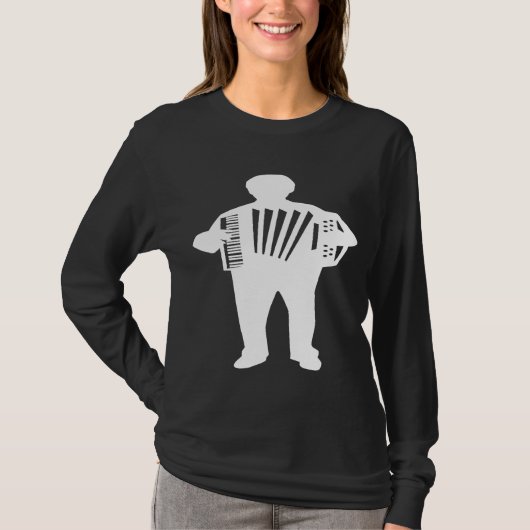 Accordion Player 1 T-shirt (Voorkant)