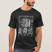 Accordion Player Accordionist Instrument P T-shirt (Voorkant)