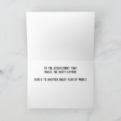 Accordion Player Accordionist Party Start Birthday Kaart (Binnen)