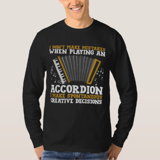 Accordion Player for Men Women Accordionists T-shirt
