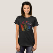 Accordion Player Fun Practice Accordionist Da1 T-shirt (Voorkant volledig)