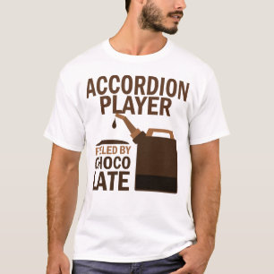 Accordion Player (Funny) Chocolate T-shirt