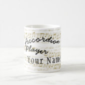 Accordion player mok 11 oz met jouw naam (Center)