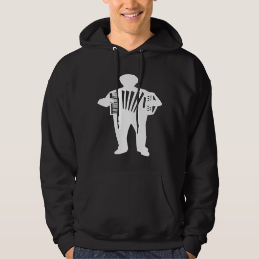 Accordion Player T Hoodie (Voorkant)