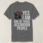 Accordion Player T-shirt (Design voorkant)