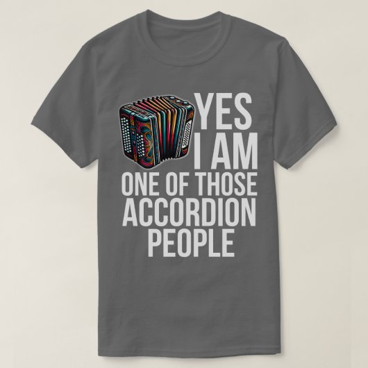 Accordion Player T-shirt (Design voorkant)