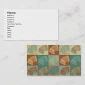 Accordion Pop Art Visitekaartje (Voorkant / Achterkant)