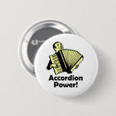 Accordion Power! Ronde Button 5,7 Cm (Voorkant /achterkant)
