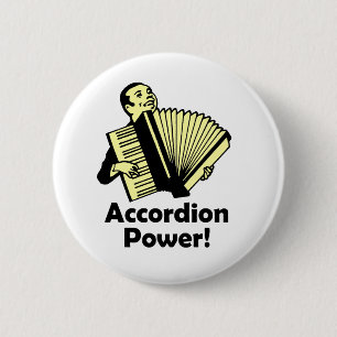 Accordion Power! Ronde Button 5,7 Cm