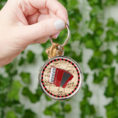 Accordion: Red Accordion sleutelhanger (Hand)