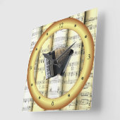 Accordion ~ Rollend vel Music ~ Gold Ring ~ * ~ Vierkante Klok (Hoek)