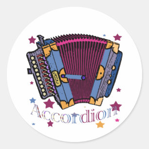 Accordion Ronde Sticker