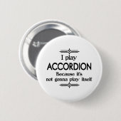 Accordion - Speel zelf Funny Deco Music Ronde Button 5,7 Cm (Voorkant /achterkant)