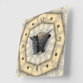 Accordion ~ Strange musical Design ~ Unique ~ Vierkante Klok (Hoek)