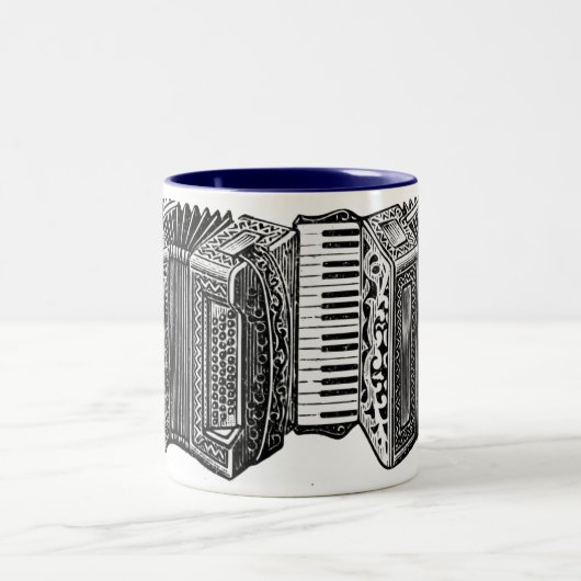 Accordion Tweekleurige Koffiemok (Center)