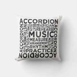 Accordion Typografie Kussen