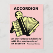 Accordion (vochtig gedefinieerd) briefkaart (Voorkant)