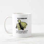 Accordion (vochtig gedefinieerd) koffiemok (Links)