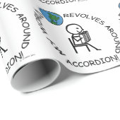 Accordion - Wereld revolt rond Cadeaupapier (Rol Hoek)