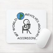 Accordion - Wereld revolt rond Muismat (Met muis)