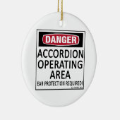 Accordion werkend gebied keramisch ornament (Rechts)