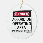 Accordion werkend gebied keramisch ornament (Links)