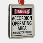 Accordion werkend gebied metalen ornament (Rechts)