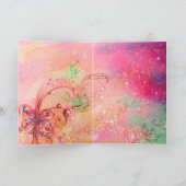 ACCORDIONIST IN DE NACHT Aquarel Kaart (Binnen)