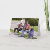 Accordionist is een andere grappige accordionspele kaart (Voorkant)