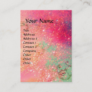 ACCORDIONIST roze Visitekaartje