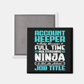 Account Keeper Functie Beroepsvaardigheden Magneet (Voorkant / Achterkant)